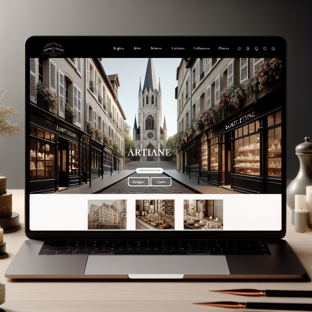 Étude de cas : création d’un site e-commerce pour un artisan local à Saint-Étienne | Mon atelier Digital